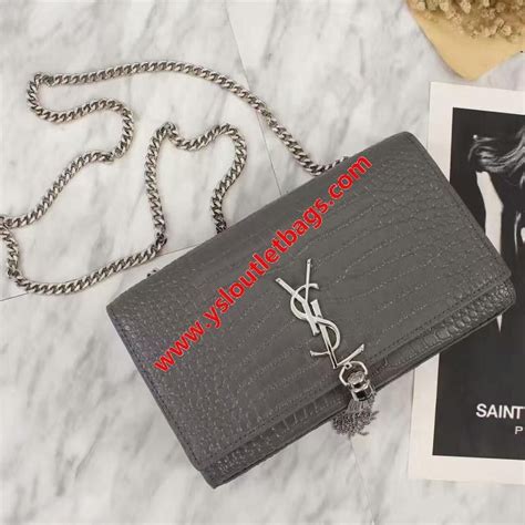 ysl grey tassel bag|YSL evening bag with tassel.